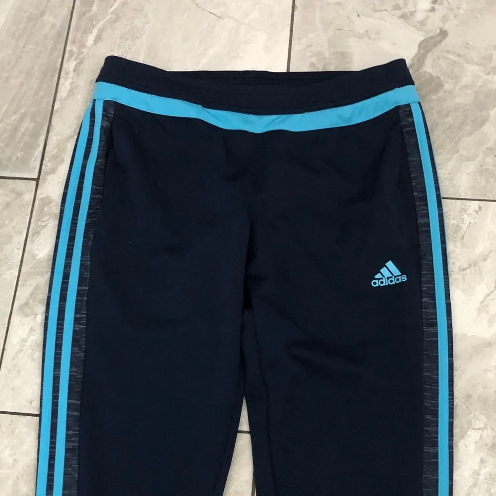 ADIDAS Tiro 15 Soccer Trainings Women Pants Climacool tech | Blue | M
